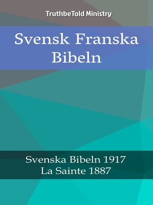 cover image of Svensk Franska Bibeln
